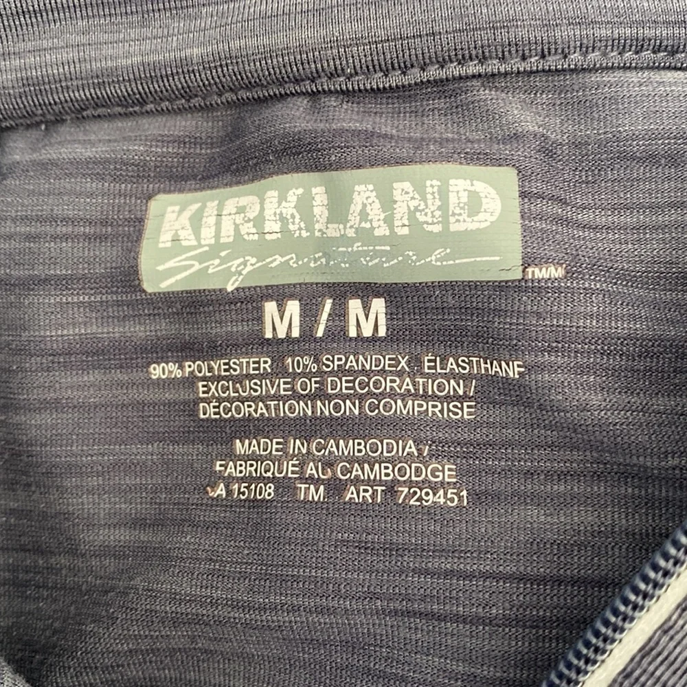Kirkland - Mock Neck 1/4 Zip Track Jacket in Grey​​​​​​​​​​​ - Picture 6 of 8
